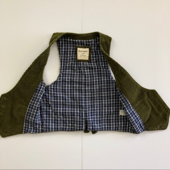 *SOLD* Old Navy Green Plus Size XXL Corduroy Vest - Picture 4 of 5